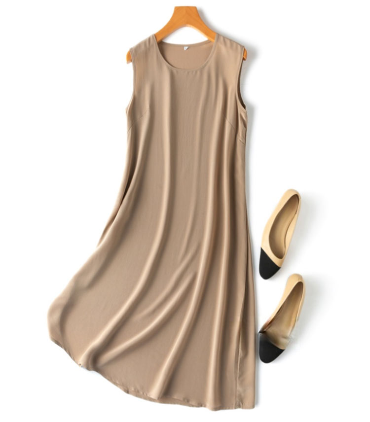 Women Shoes Xxl - Women Slip Dress 100% Mulberry Crepe