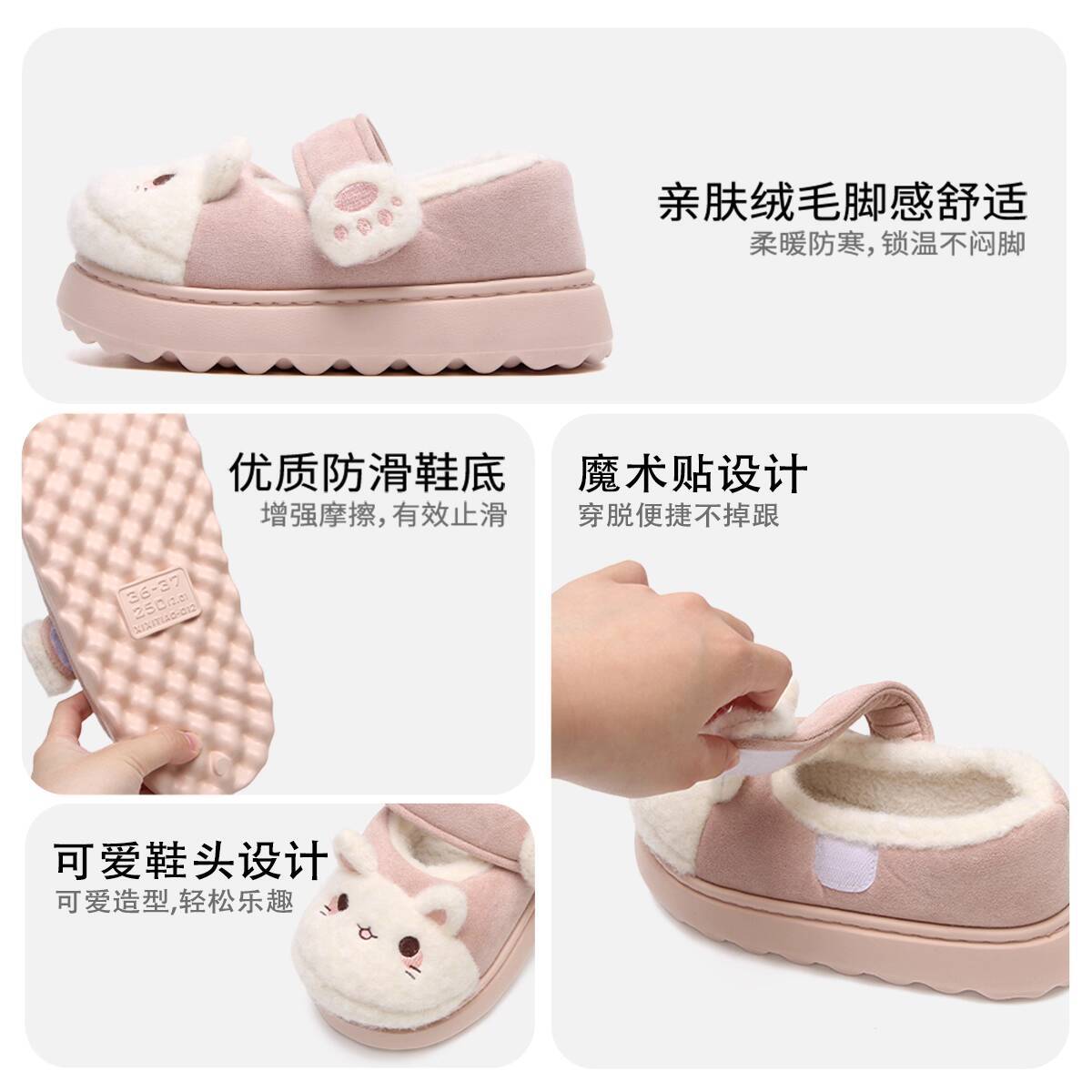 Winter Home Slippers Soft Cute - đánh giá và giá Women Shoes Winter
