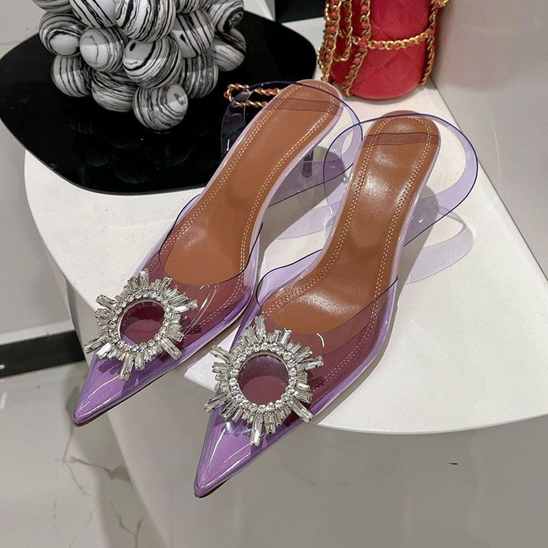 Pointed Toe Clear PVC Thin Hig - đánh giá và giá Clear Strap Heel