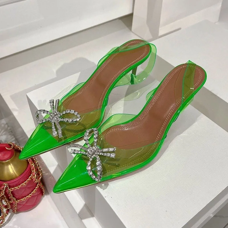 Pointed Toe Clear PVC Thin Hig - đánh giá và giá Clear Strap Heel