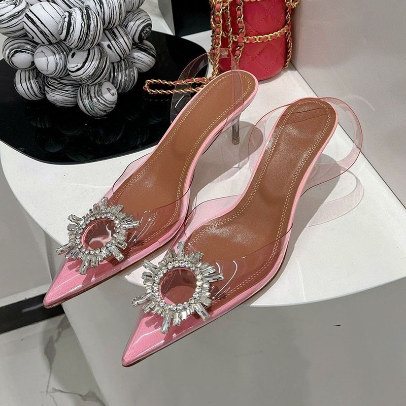 Pointed Toe Clear PVC Thin Hig - đánh giá và giá Clear Strap Heel
