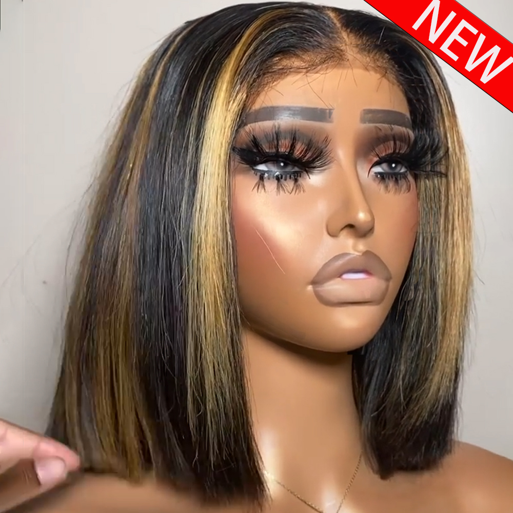100% Human Hair Wig Highlight  - đánh giá và giá Women'S Shoes Bobs