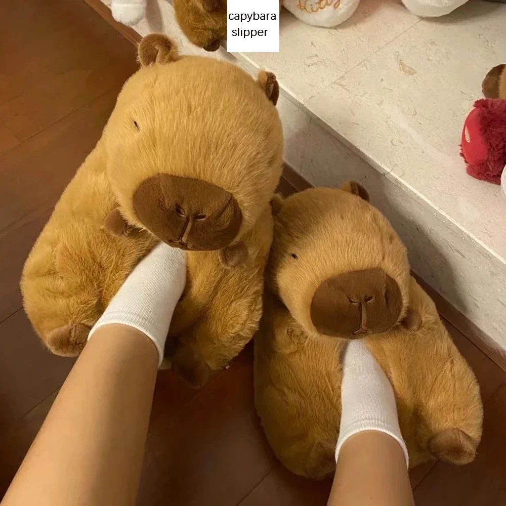 Novelty capybara slippers unis - đánh giá và giá Women Shoes Winter