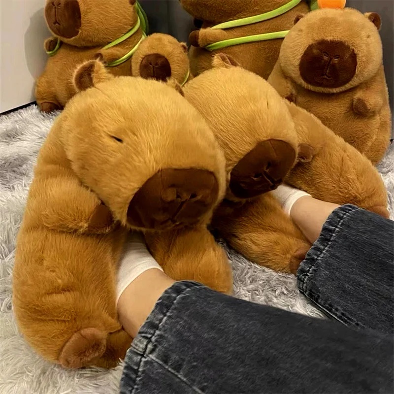 Novelty capybara slippers unis - đánh giá và giá Women Shoes Winter