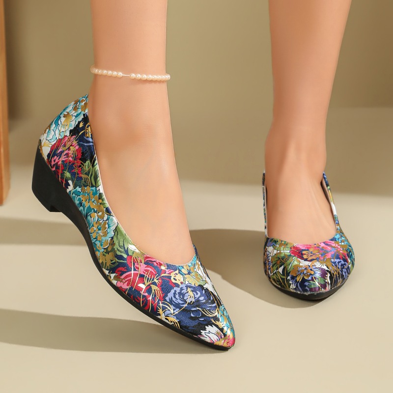 Women Pointed‑Toe Floral Print - đánh giá và giá Women Shoes Xxl
