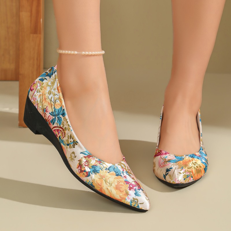 Women Pointed‑Toe Floral Print - đánh giá và giá Women Shoes Xxl