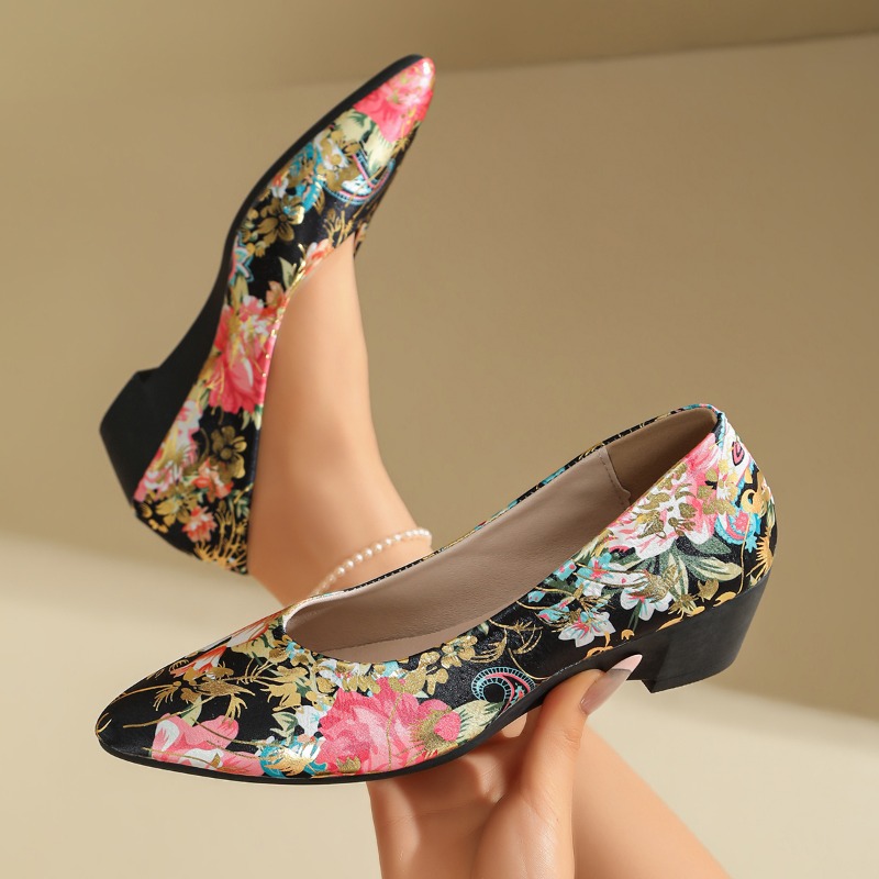 Women Pointed‑Toe Floral Print - đánh giá và giá Women Shoes Xxl