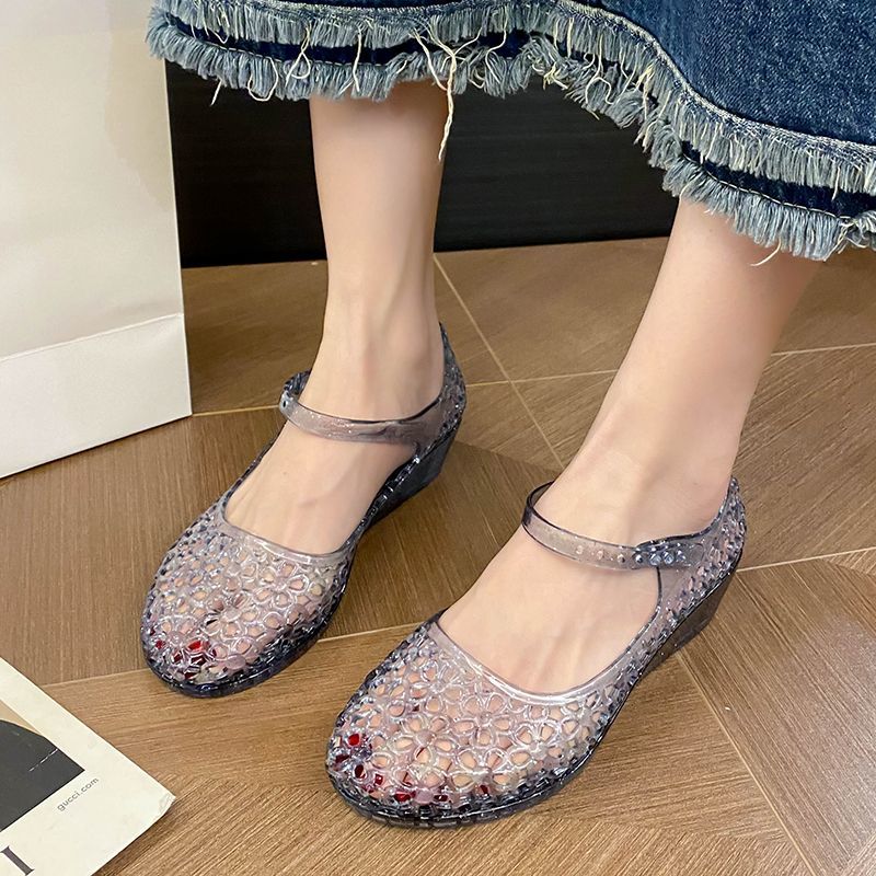 Charm Glitter Jelly Sandals Wo - đánh giá và giá Jelly Sandal Women