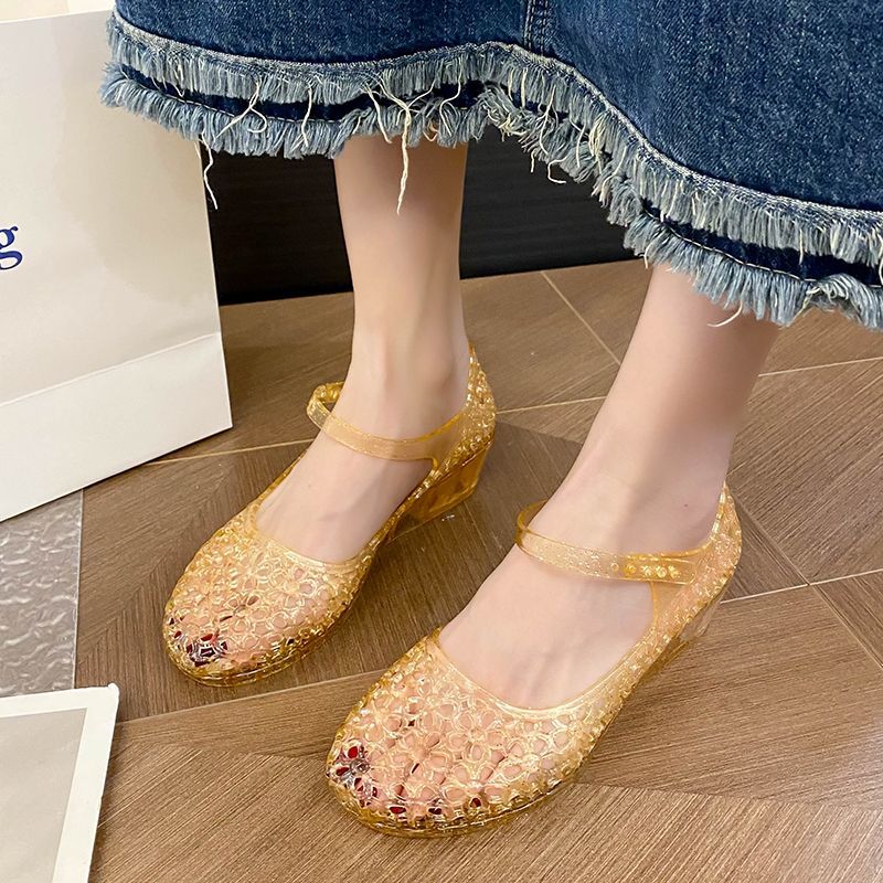 Charm Glitter Jelly Sandals Wo - đánh giá và giá Jelly Sandal Women