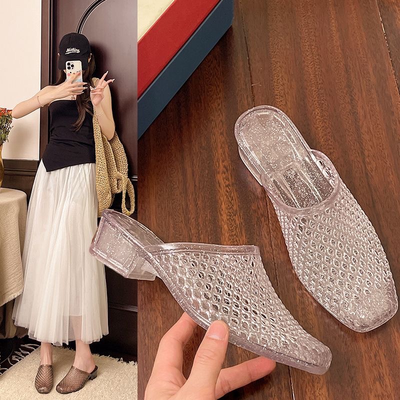 Summer Women Crystal Wedge Sli - đánh giá và giá Jelly Sandal Women