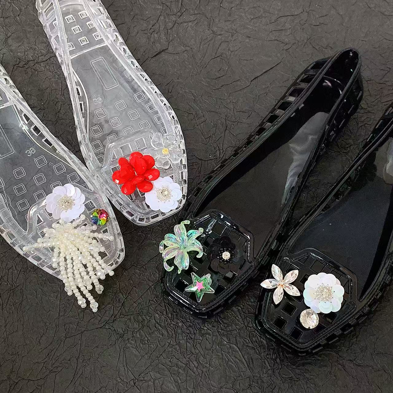 Jelly Crystal Shoes for Women, - đánh giá và giá Jelly Sandal Women