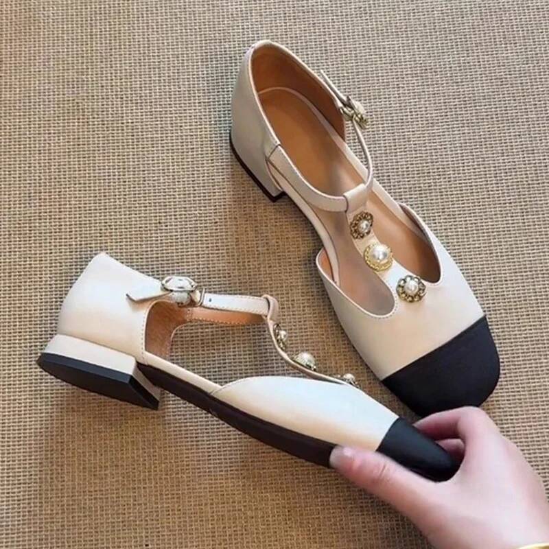 Women Square Toe Heeled Sandal - đánh giá và giá Mary Jane Shoes