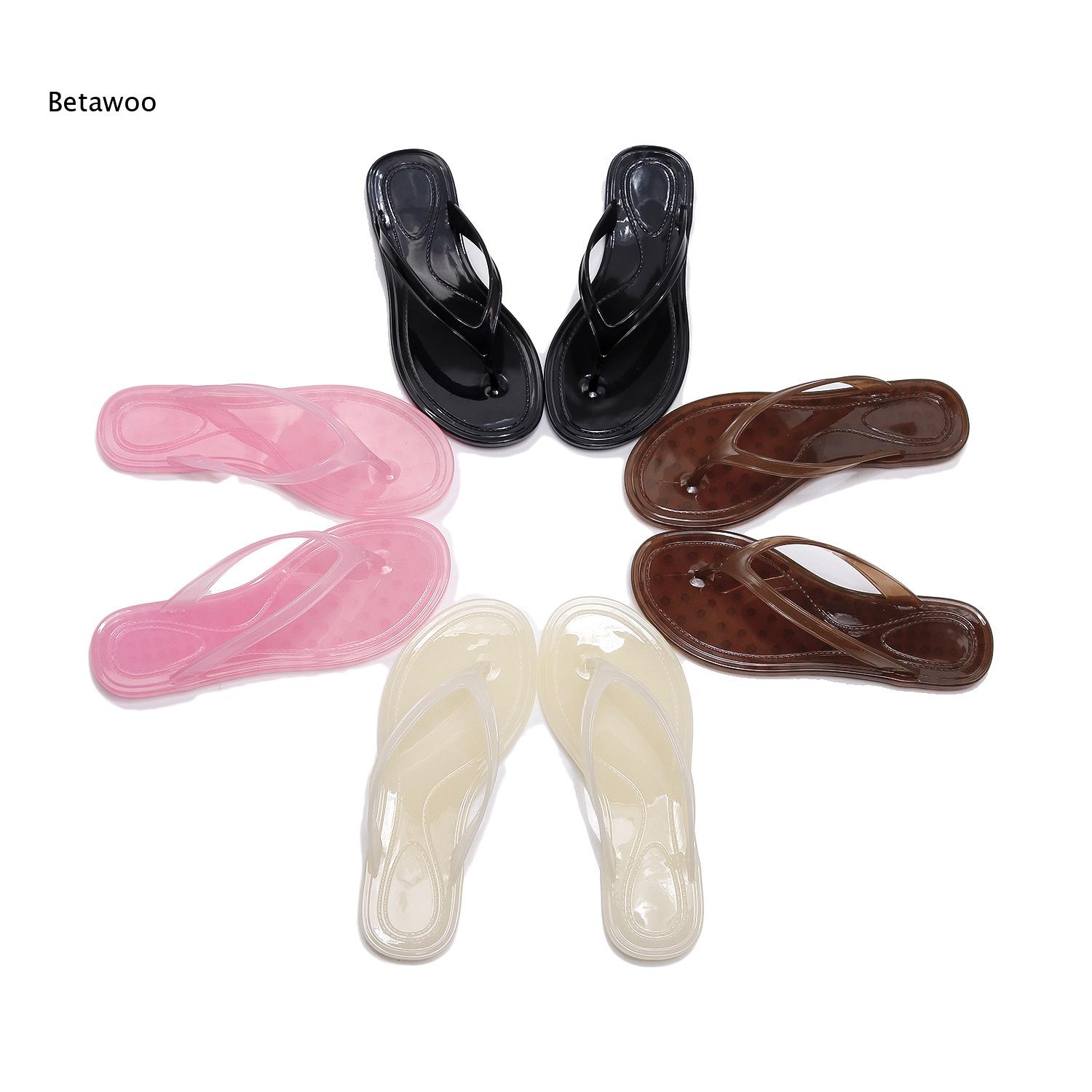 Flip Flop Flat Toe Ring Jelly  - đánh giá và giá Jelly Sandal Women