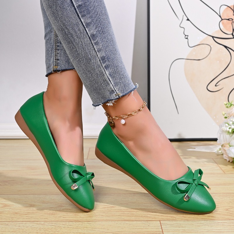 Bow Shallow Mouth Soft Sole Co - đánh giá và giá Women Shoes Wedges