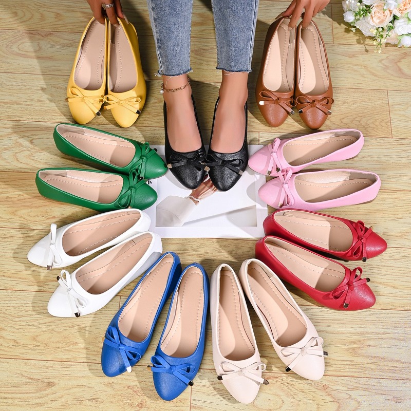 Bow Shallow Mouth Soft Sole Co - đánh giá và giá Women Shoes Wedges