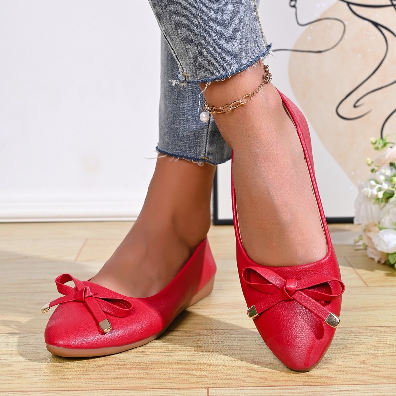 Bow Shallow Mouth Soft Sole Co - đánh giá và giá Women Shoes Wedges