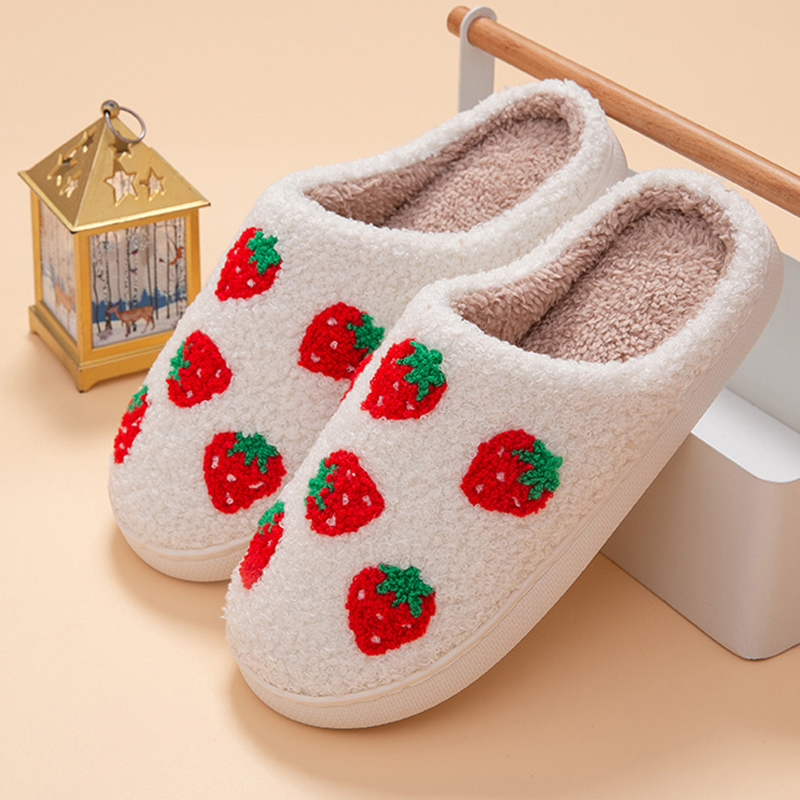 Strawberry Women's Slippers Ho - đánh giá và giá Women Shoes Winter