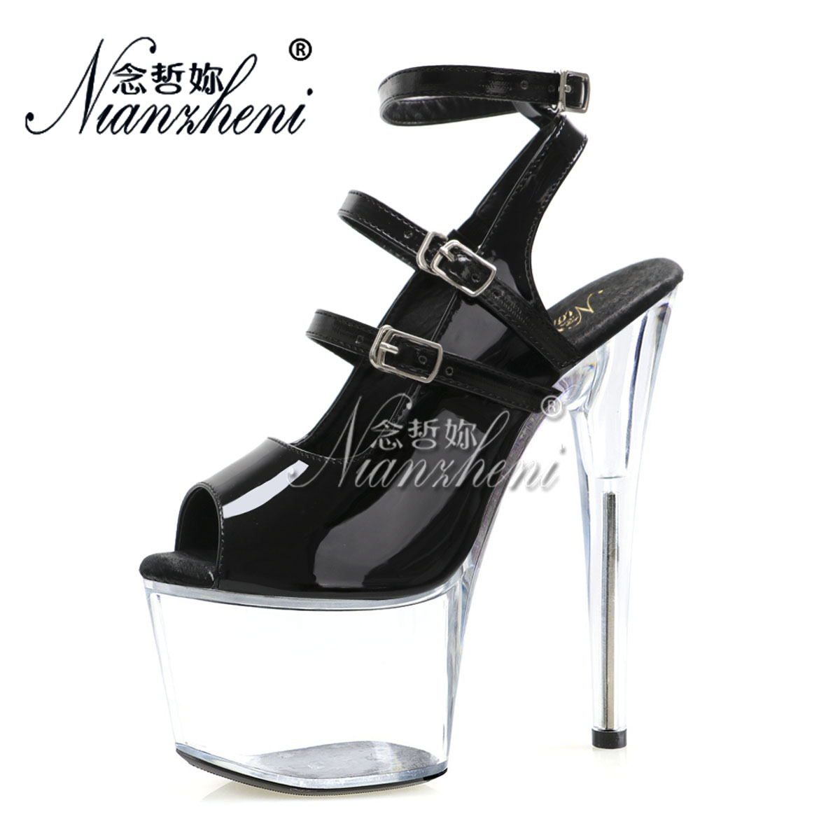 Exotic Dancer Clubbing 8inch H - đánh giá và giá Clear Strap Heel