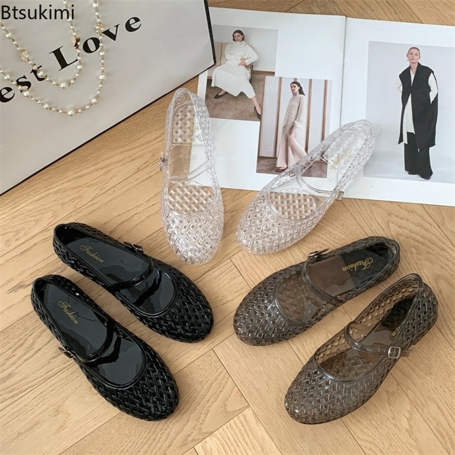 Transparent Crystal Sandals Ne - đánh giá và giá Jelly Sandal Women