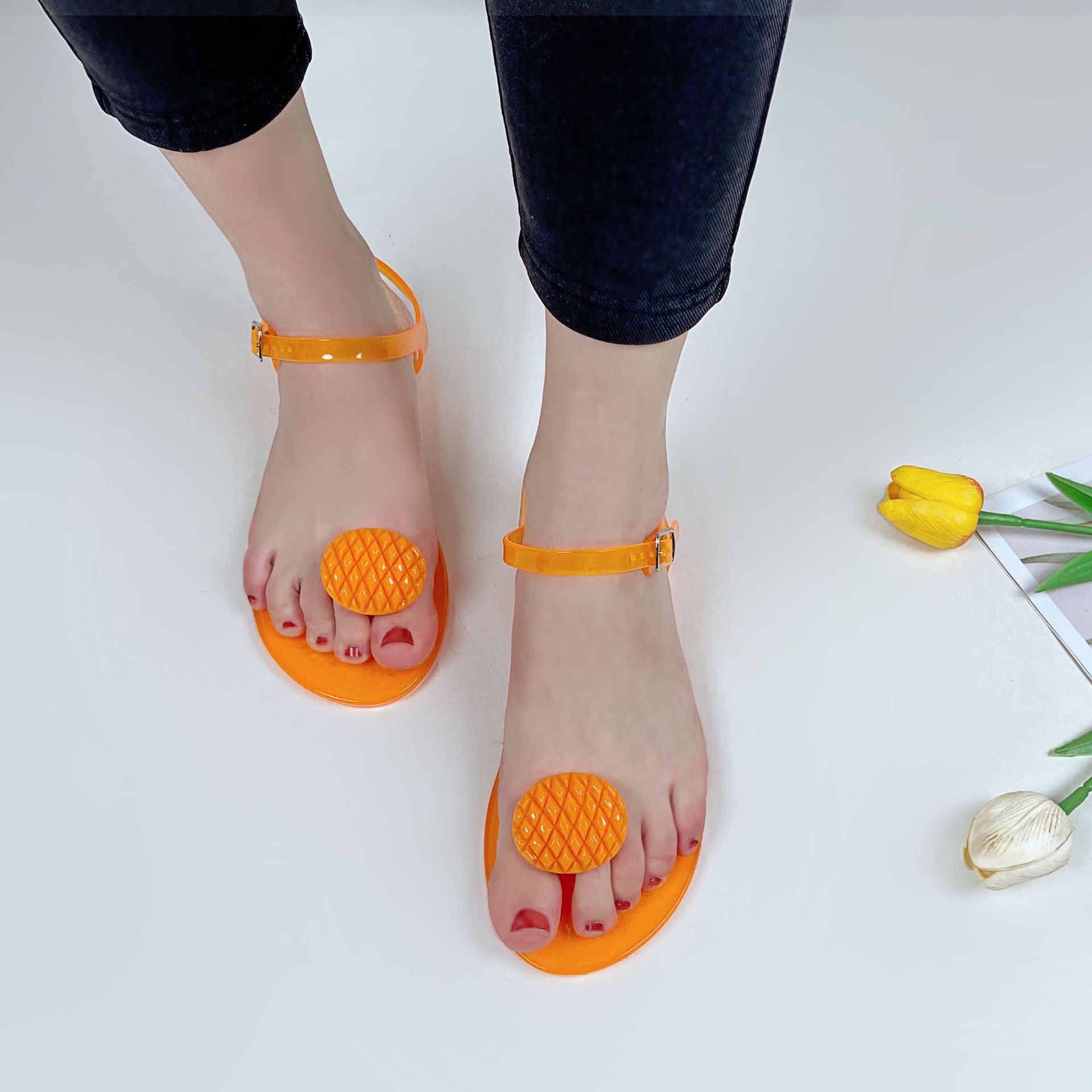 New Women Round Toe Jelly Sand - đánh giá và giá Jelly Sandal Women